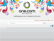 Tablet Screenshot of mad4organics.com